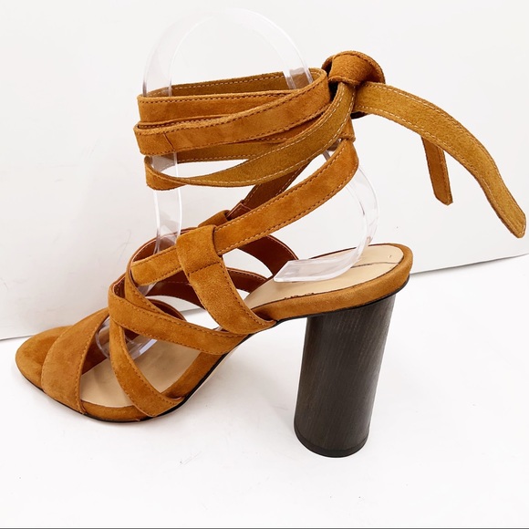 {ALDO} Suede Lace-Up Strappy Heels - Picture 5 of 16